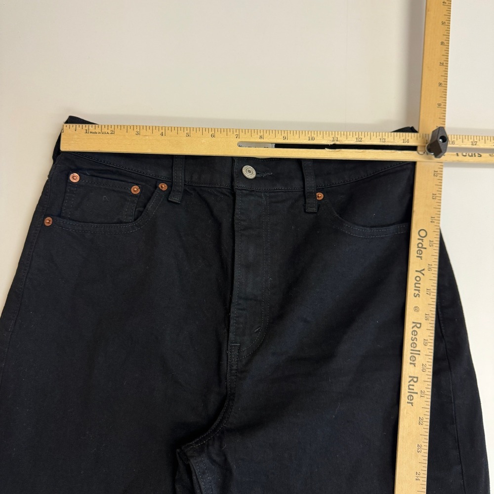 Abercrombie & Fitch Jeans Womens 29 Black Ultra High Rise Ankle Straight Denim - Picture 7 of 9